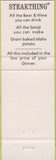 Matchbook Cover - Steak Thing Miami Pompano Beach FL
