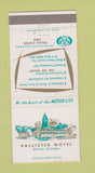 Matchbook Cover - Pallister Motel Detroit MI 30 Strike