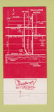 Matchbook Cover - Pallister Motel Detroit MI 30 Strike