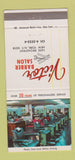 Matchbook Cover - Victor Barber Salon New York City 30 Strike