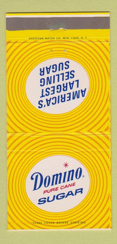 Matchbook Cover - Domino Pure Cane Sugar 30 Strike