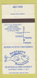 Matchbook Cover - Neptunes Restaurant Seafood Toronto ON 30 Strike