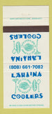 Matchbook Cover - Lahaina Coolers  30 Strike