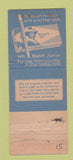 Matchbook Cover - SAS Airlines 1964 New York World's Fair Sweden 30 Strike