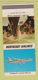 Matchbook Cover - Northeast Airlines 30 Strike