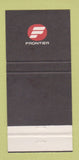 Matchbook Cover - Summit Frontier Summit Club Airline 30 Strike