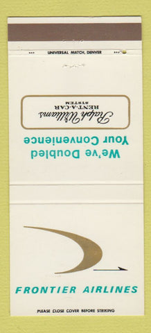 Matchbook Cover - Frontier Airlines 30 Strike