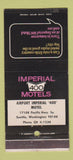 Matchbook Cover - Imperial 400 Motels Seattle WA 30 Strike