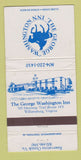 Matchbook Cover - George Washington Inn Williamsburg VA WEAR 30 Strike
