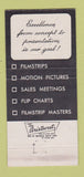 Matchbook Cover - Bill Stokes Associates Audio Visual Design Dallas TX 30 Strike
