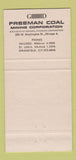 Matchbook Cover - Orient Coal FR Forest Mann St Joseph MO 30 Strike