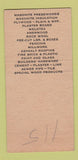 Matchbook Cover - Boyer Lumber Coal Omaha NE SAMPLE 30 Strike