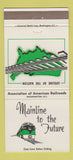 Matchbook Cover - Association of American Railroads Washington DC 30 Strike