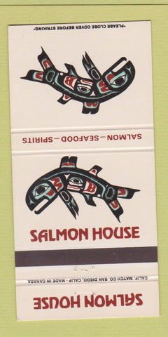 Matchbook Cover - Salmon House Restaurant San Diego CA 30 Strike