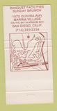 Matchbook Cover - Salmon House Restaurant San Diego CA 30 Strike