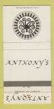 Matchbook Cover - Anthony's Restaurant 30 Strike