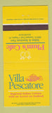 Matchbook Cover - Plum's Cafe Villa Pescatore Italian Naples FL 30 Strike