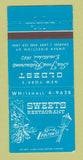 Matchbook Cover - Sweets Restaurant New York City 30 Strike