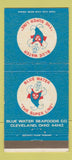 Matchbook Cover - Blue Water Seafood Cleveland OH 30 Strike