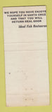 Matchbook Cover - Olivards Fish Restaurant Santa Cruz CA 30 Strike