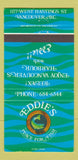 Matchbook Cover - Eddie's Fish Seafood Vancouver BC 30 Strike