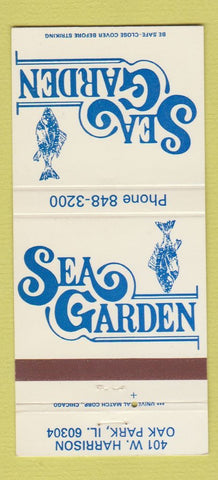 Matchbook Cover - Sea Garden Oak Park IL 30 Strike