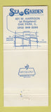 Matchbook Cover - Sea Garden Oak Park IL 30 Strike