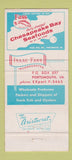 Matchbook Cover - Isaac Fass Seafood Portsmouth VA 30 Strike