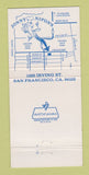Matchbook Cover - Jonny Nipon's Seafood Restaurant San Francisco CA 30 Strike