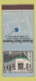 Matchbook Cover - Bankers Trust Company New York City 30 Stick