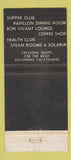 Matchbook Cover - Biltmore Terrace Hotel Miami Beach FL 30 Stick