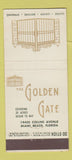 Matchbook Cover - Golden Gate Miami Beach FL 30 Stick