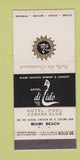 Matchbook Cover - Hotel Di Lido Miami Beach FL 30 Stick