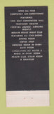 Matchbook Cover - Hotel Di Lido Miami Beach FL 30 Stick