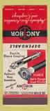 Matchbook Cover - Anchor Hydraulic Hose Assemblies Libertyville IL 30 Stick