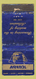 Matchbook Cover - Arabol Adhesives WORN 30 Stick