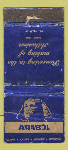 Matchbook Cover - Arabol Adhesives WORN 30 Stick