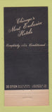 Matchbook Cover - Ambassador Hotels Chicago IL 30 Stick