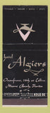 Matchbook Cover - Hotel Algiers Miami Beach FL 30 Stick