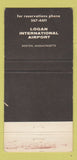Matchbook Cover - Logan Tower Airport Boston MA WEAR 30 Strike