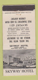 Matchbook Cover - Skyway Hotel London UK Airport WEAR 30 Strike