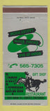 Matchbook Cover - Pony Express Restaurant Cortez Colorado 30 Strike