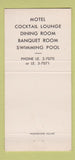 Matchbook Cover - Prospector's Village Oroville CA 30 Strike
