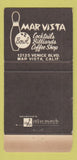 Matchbook Cover - Mar Vista Bowling Tiki Mar Vista CA WORN 30 Strike