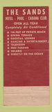 Matchbook Cover - Sands Hotel Miami Beach FL 30 Strike