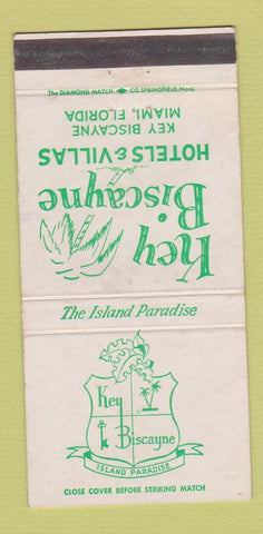 Matchbook Cover - Key Biscayne Hotel Villas Miami FL WEAR 30 Strike