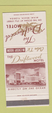 Matchbook Cover - Driftwood Motel Miami Beach FL 30 Strike