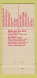 Matchbook Cover - Pontiac Hotel Miami Beach FL Normandy Ocean Side 30 Strike