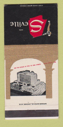 Matchbook Cover - Hotel Seville Miami Beach FL 30 Strike