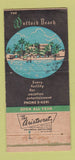 Matchbook Cover - Wofford Beach Hotel Miami Beach FL 30 Strike